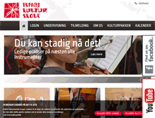Tablet Screenshot of ishojkulturskole.dk